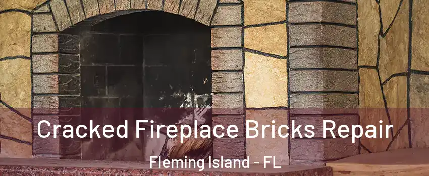  Cracked Fireplace Bricks Repair Fleming Island - FL