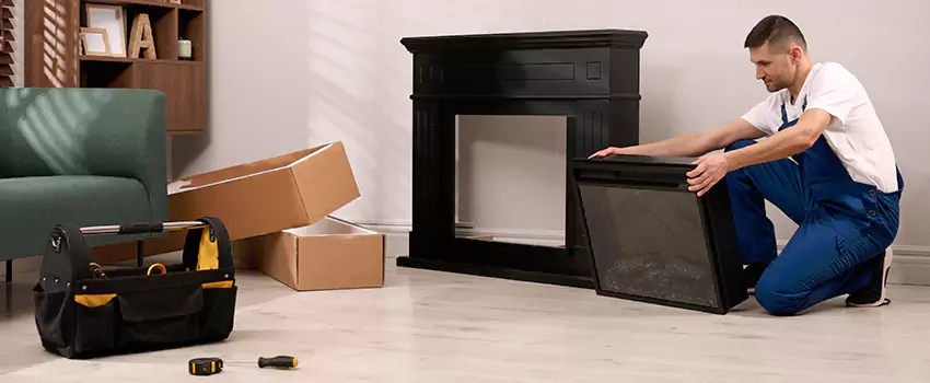 Old Rusted Metal Fireplace Repair And Replacement in Fleming Island, FL